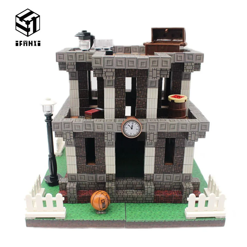 My World Magnetic Building Blocks Toy Castle Villa architecture Diy Kit Toys Hobby For Children Boys Kids Mini Bricks Friends