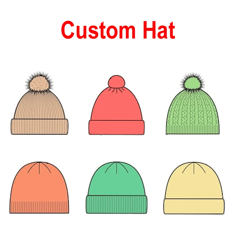 Custom Beanie Hat Winter Knitted Hat