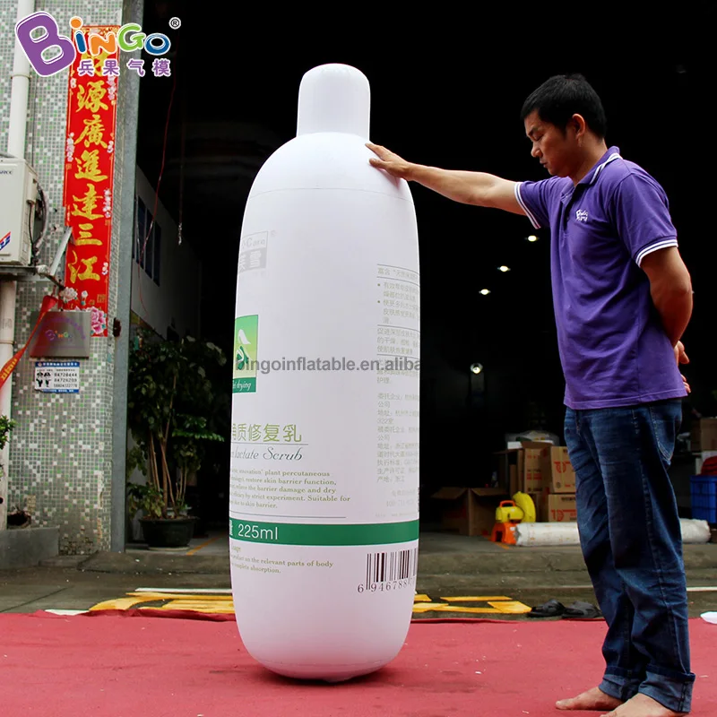 Portable 1.8m High Inflatable Bottle Model for Shop Decoration / Advertising Customization Blow up Bottle for Display Toy