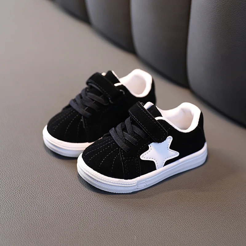 2022 Newest Kids Shoes for Baby Girls and Boys Anti-slip Soft Rubber Bottom Baby Sneaker Casual Flat Shoes Children Size 21-30