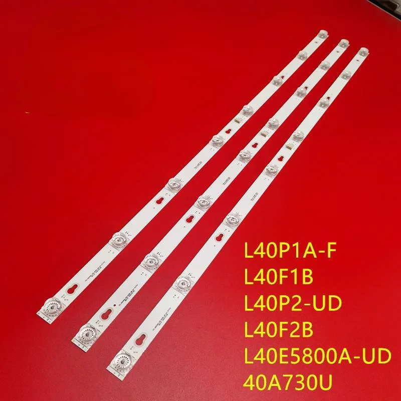 LED Backlight strip TOT-40D2900-3X8-3030C for F40D4026 40DS500 40FB5426 40FB5446 40FC3201 LVF395ND1L40FC3221 40FC3206 F40D4021