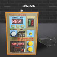 SUNKKO 788H 1.5kw Spot Welder LED Light Lithium Battery Pulse Spot Welding Machine Test USB Charging For 18650 Battery Weldering