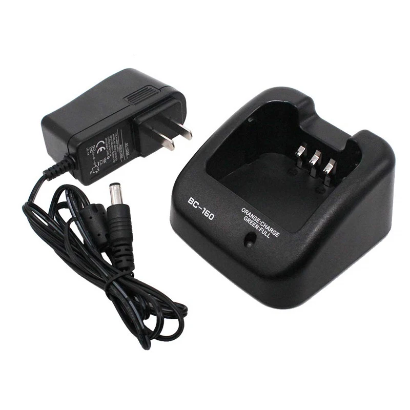 

BC-160 Charger for ICOM IC-A14 IC-F14 IC-F24 IC-F33GS IC-F33GT IC-F3011 IC-F4011