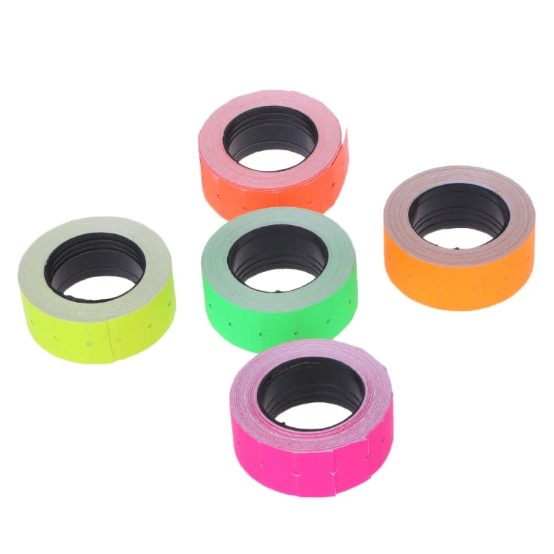 500pcs/roll Colorful Price Label Paper Tag Mark Sticker For MX-5500 Labeller A6HE Dropship