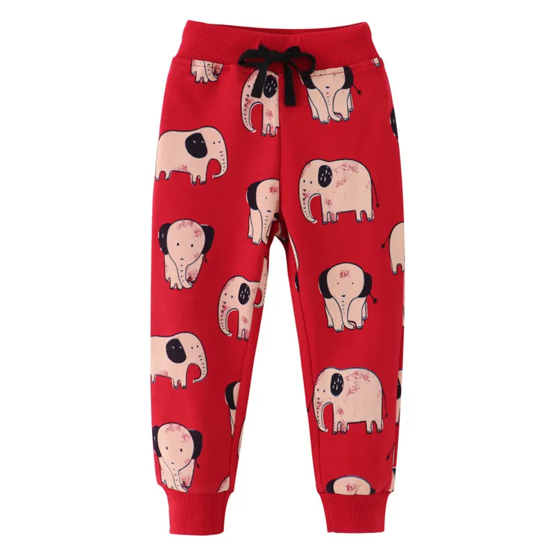 Jumping Meters New Arrival Autumn Spring Elephants Sweatpants For Boys Girls Trousers Drawstring  Kids Full Pants