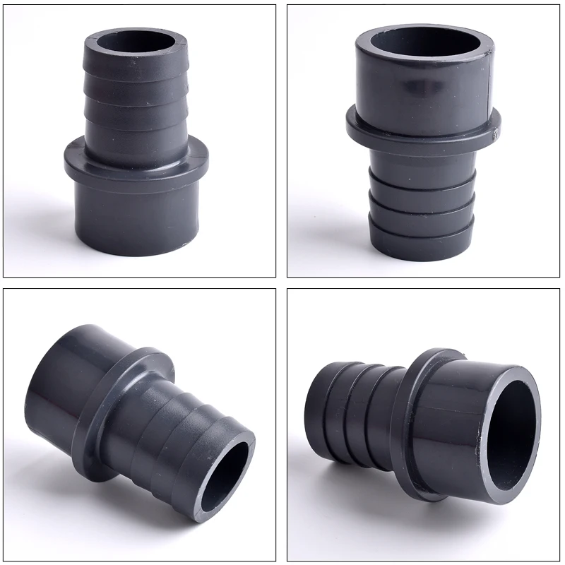 Big Size Outer Diameter 14~60mm UPVC Pipe Pagoda Connector Garden Irrigation Soft Hose Adapter Fish Tank Joint Accessories