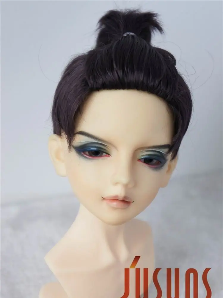 JD434 1/4 1/3 Mode Stijlvolle Korte BJD Pruiken MSD SD Zachte Synthetische Mohair Pop Pruik Maat 7-8 Inch 8-9 Inch Haar Pop Accessoires