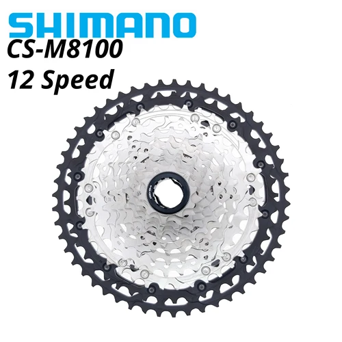 Imagen 2 del producto SHIMANO DEORE XT CS M8100 12 velocidades 12S 10-51T MTB bicicleta de montaña bicicleta Micro estriado Cassette piñón CS-M8100 piezas de bicicleta 12v