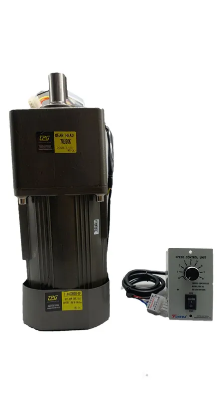 220V 400W AC Gear Speed Motor Geared Motor 6IK200RGN-C Motor + Speed Governor