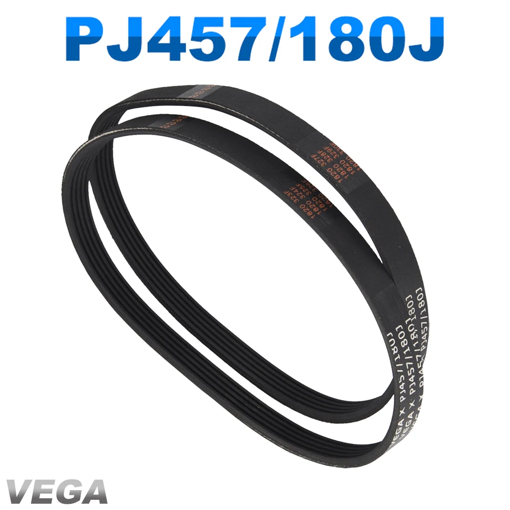 

VEGA V-Belt PJ457 180J 3/4/5/6/7/8/9/10 Ribs For DIY RC Model Motor Engine Belt