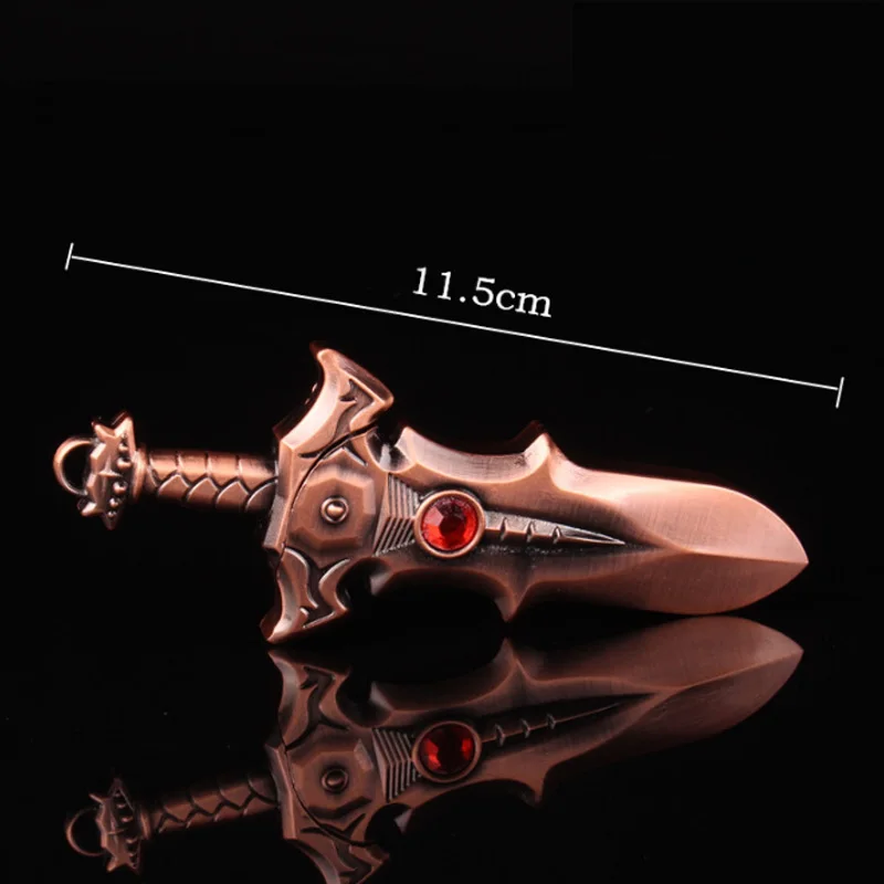 Creative Mini Sword Butane Lighters Refillable Cigarette Lighter Gas Wrench Ornaments Toy Lighter Home Decoration For Gift