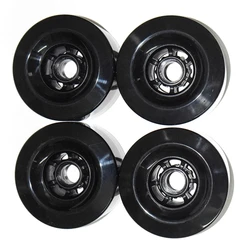 Lot de 4 roues noires pour planche à Ces, dimensions 97mm, longboard, 82a