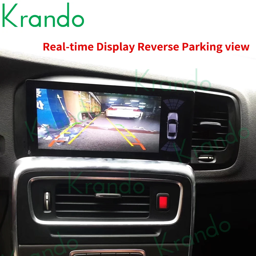 Krando Android 9.0 4G 64G Car Radio Multimedia Screen For Volvo S60 V60 2011-2020 Headunit GPS Audio Carplay Left Right Hand