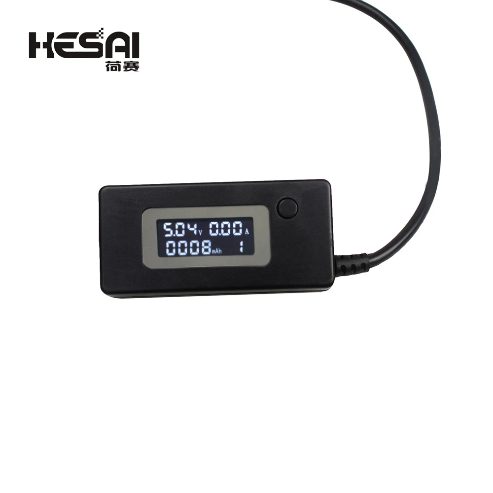 Black Digital Micro USB LCD USB Mini Current and Voltage Detector Mobile Power USB Charger Tester Meter