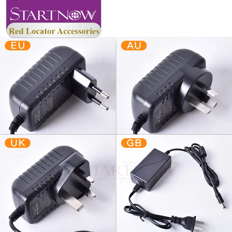 Positioner Power Supply AC Adapter EU AU UK Female To N Male 5V DC Power Cord Splitter For Laser Module Locator Battery Case