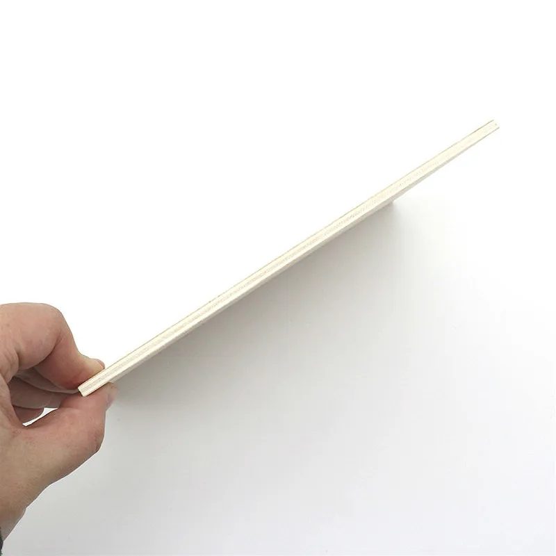 NEW Unfinished Wood Plate Blank Board A3/A5 8K/32K Rectangle Artboard for DIY Painting Crafts Student Sketchpad 45X30cm 22X15cm