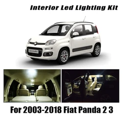 For Fiat Panda 2 3 II III 169 312 319 2003-2018 Vehicle LED Interior Dome Trunk Light Kit Canbus Car Lighting Accessories