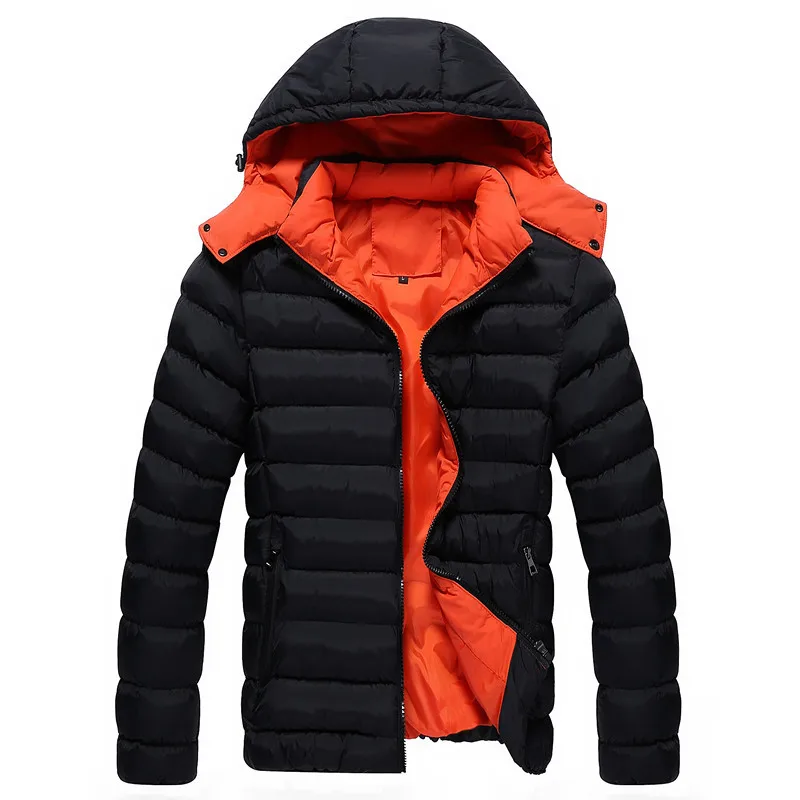 Nieuwe Stijl Middelbare Leeftijd Katoen gevoerde Kleding mannen Fashion Slim Fit Hooded mannen Katoen gevoerde Kleding Mannen's Hooded Dikke