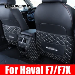 For Haval F7 F7X 2019 2020 2021 2022 seat pad rear cover protector anti kick mat car protect cushion interior accessories