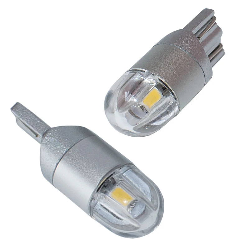 2x T10 W5W Car LED Signal Bulb Super Bright Auto Dome Reading License Plate Trunk Luggage Lamp Motorcycle Light 3030 2SMD 12V