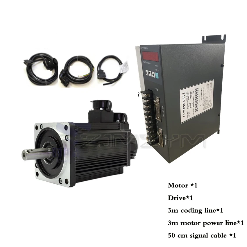 Imagem -03 - Conjunto de Servomotor de 750w com Valor Absoluto ac 220v 3000rpm nm 80m0st2430 Motor Servo com Acionamento