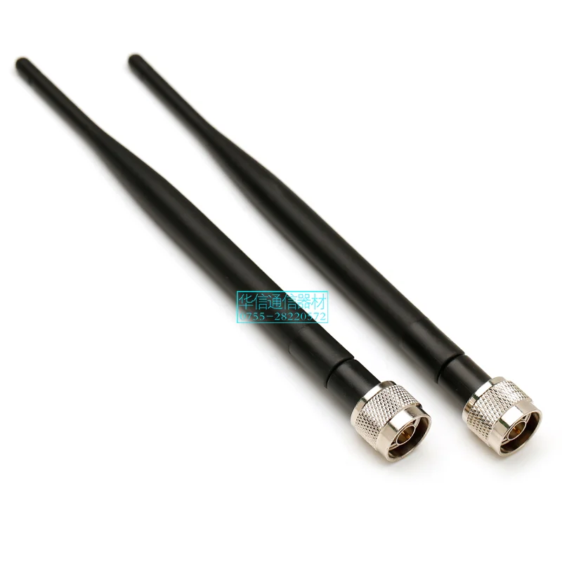 2 piece 2.4G Antenna N connector 5DBi 2400-2500MHz antenna 20.5cm for Router ZET ZXV10 W815 W815N Zigbee