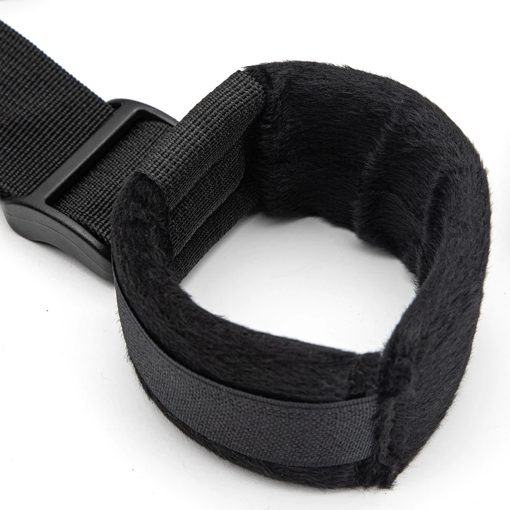 Fetish Bed Bondage Straps Set Love Posture Neck Collar Leg Cuffs Handcuffs Plush Sex Pillow BDSM Adult Game Couples Sex Toys image 5