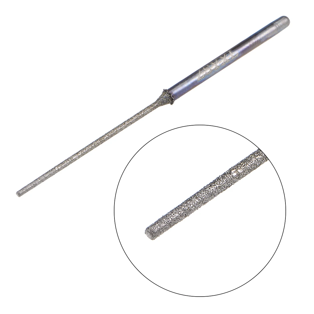 5 stks Mini Diamant Bramen Slijpen Boren voor Rotary Tool 2.35mm Schacht 1.2mm Cilindrische Bal Neus diamant Schurende Bits