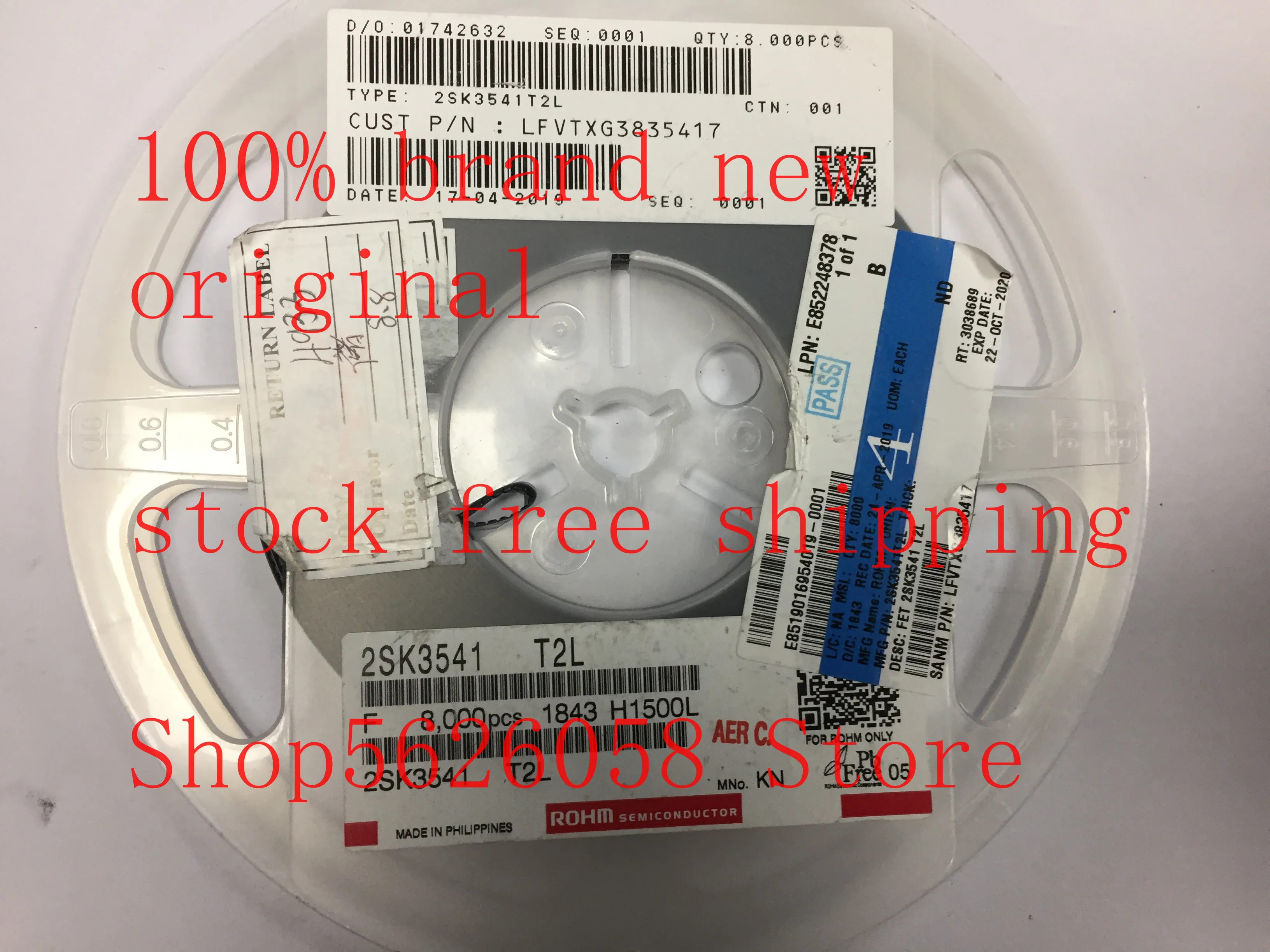 2SK3541T2L SOT-723 100% new original freeshipping 50PCS-3000PCS/LOT  STOCK