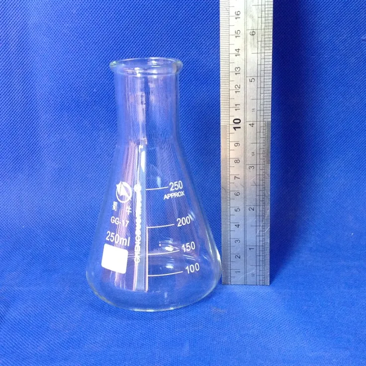 1PC Erlenmeyer Borosilicate Glass Flask Narrow Neck Conical Triangular Flask Laboratory Chemical Equipment 50 Ml To 1000ml