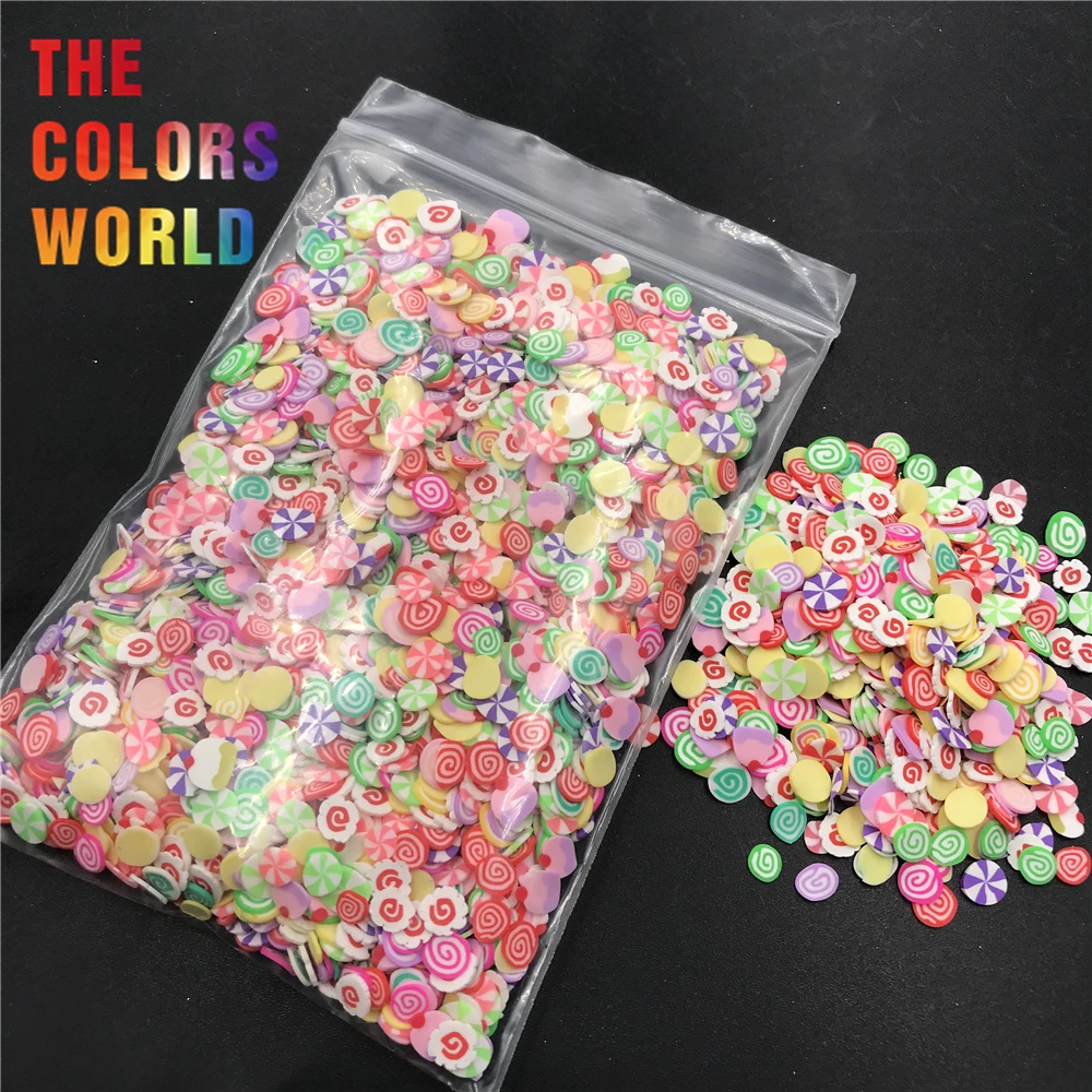 TCST-012 Polymer Clay Sprinkles Hot Soft Clay Sprinkles Colorful Nail Art Decoration Plastic Klei Crafts Tiny Cute Accessories