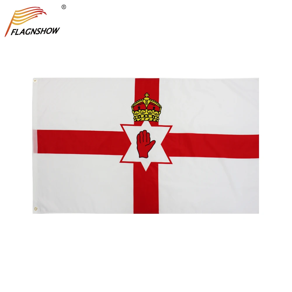 Flagnshow Northern Ireland Flag 3X5 FT Hanging North Irish National Banner Flags for Decoration