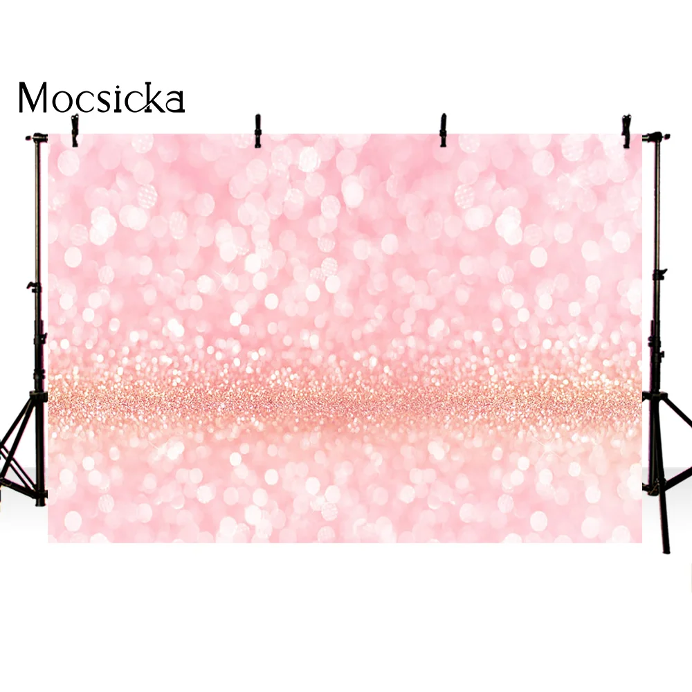 사진용 크리스마스 트리 겨울 눈 배경, 보케 반짝이 파티 장식, 선물 양말 사진 배경, 스튜디오 포토콜