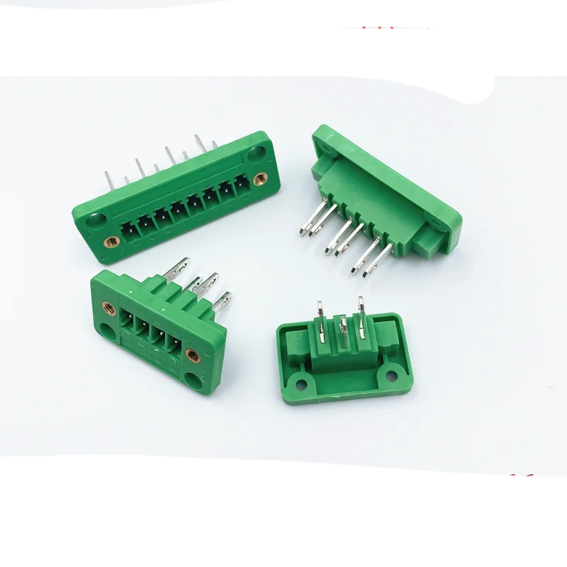 5sets KF2EDGWB 5.08 2/3/4/5/6/7/8Pin Wall Terminal Plug Type 5.08mm Pitch Connector Pcb Screw Terminal Block