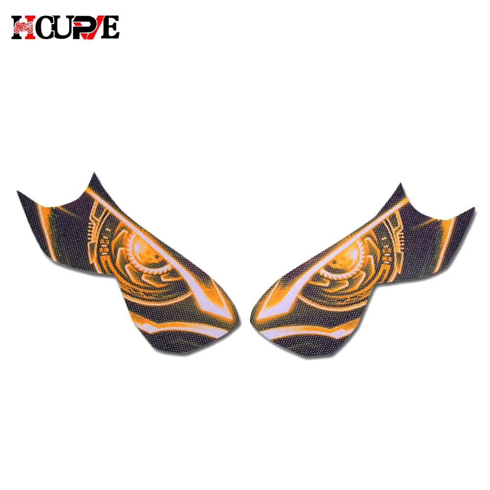 Motorcycle 3D Front Fairing Headlight Sticker Guard Head Light Stickers For ZX-14R ZX14R ZX 14R 2012-2016