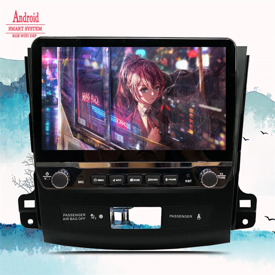 2 Din Radio Android 13.0 4G LTE Car Multimedia Video Player For Mitsubishi Outlander XL 2005 2006 2007 - 2013 2014 2 din dvd 10