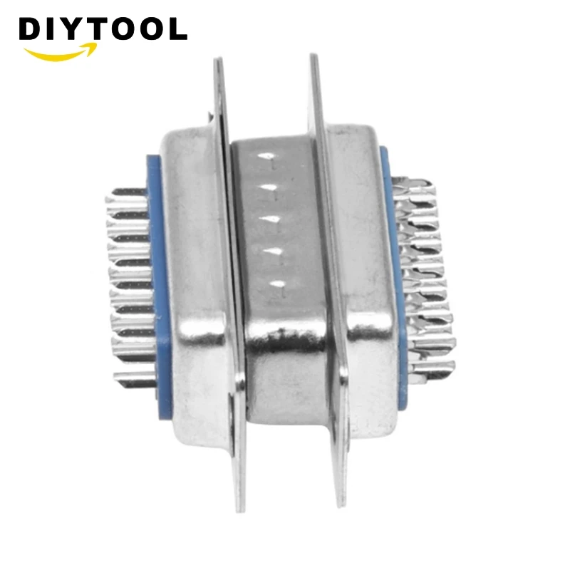 10 piezas DB15 Jack VGA 3 filas 15Pin D-SUB cable tipo soldadura DIY conector de enchufe