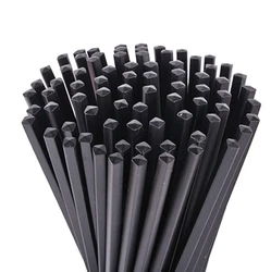 100 Pairs Chinese Chopsticks Black Melamine Chopstick Restaurant Dinner Chopsticks 23.5cm Scrub Black