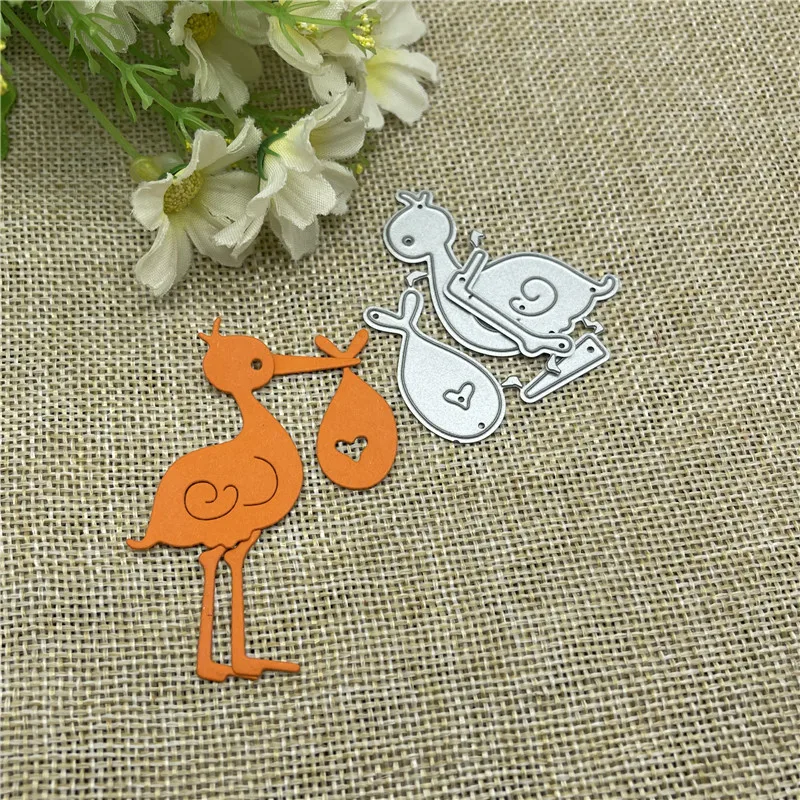 3D bird Frame Metal cutting dies  mold Round hole label tag Scrapbook paper craft knife mould blade punch stencils dies