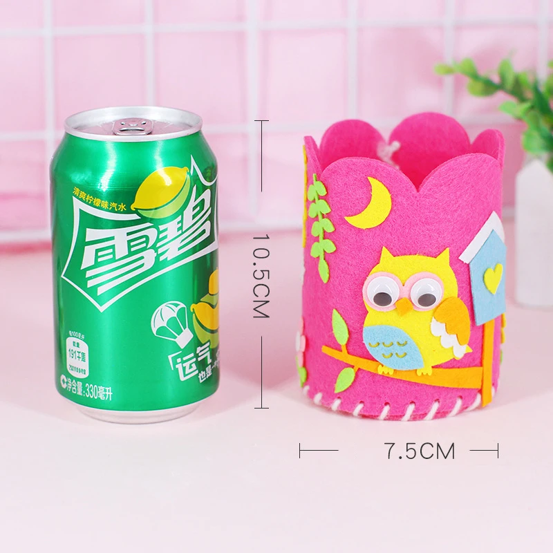 8 Kinds Creative 3D EVA Foam Sewing Decoration Cloth Making Pen Holder Handmade Craft Colorful Stickers Kids Children DIY Toys