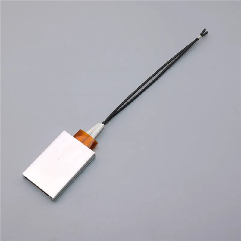 1 Pcs Ceramic Electric Heating Plate Car Heating Element 12V Shell Ceramic Sheet Constant Temperature Heater 80/120/220℃