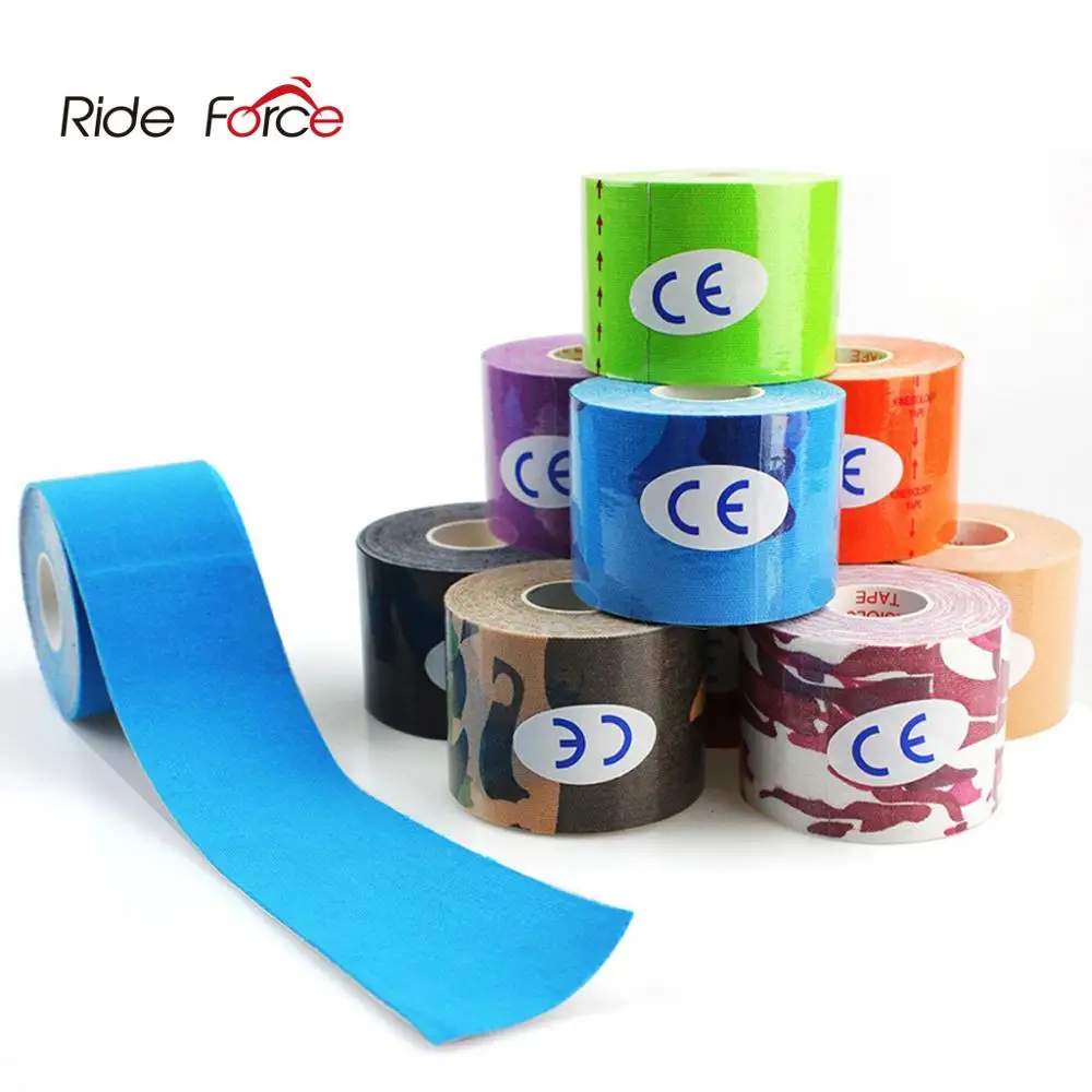 5 Pcs/lot Sports Safety Muscle Tape Roll  Adhesive Bandage Protective Gear Knee Elbow Brace Support 5cm*5m