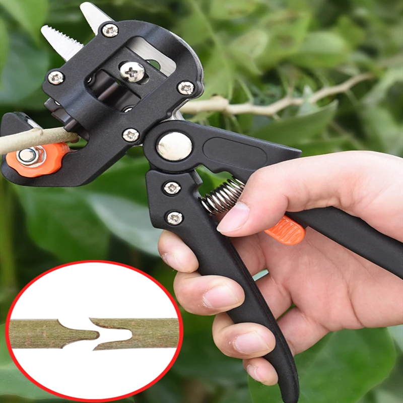 Fruit Tree Grafting Scissors Garden Professional Pruning Shears Branch Three Shape Grafter