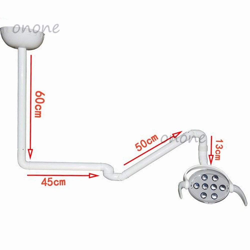 

Dental Ceiling mounted lamp with Sensor Oral Light Lamp for Dental Unit Chair implant surgery 8LEDS lamp shadeless