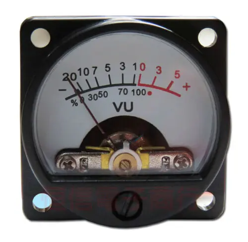 2pcs/lot Panel VU Meter Warm Back Light Recording&Audio Level Amp