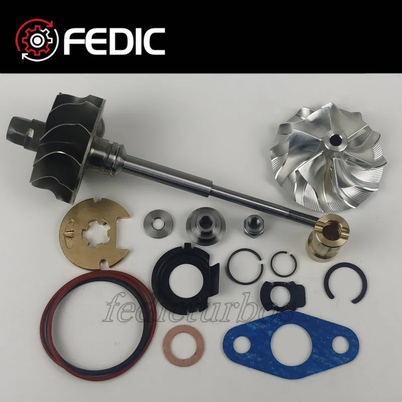 MFS billet Turbo shaft and wheel + repair kit BV43 53039880168 1118100-ED01A for Great Wall Hover 4D20 2.0 L H5 2.0 T