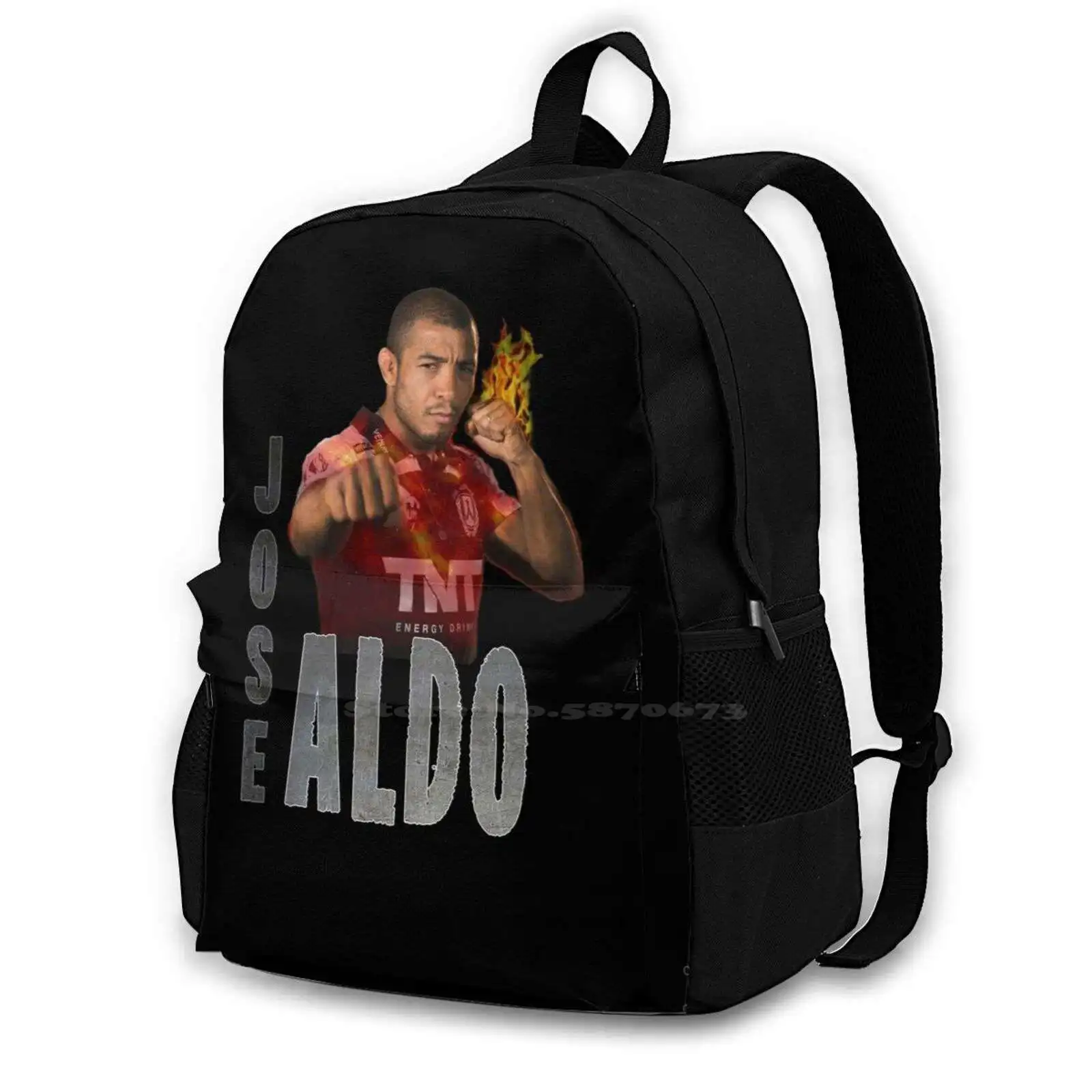 Jose Teen College Student Backpack Laptop Travel Bags Jose Fighting Photoshop Cool Awesome Rad Wow Champ Champion