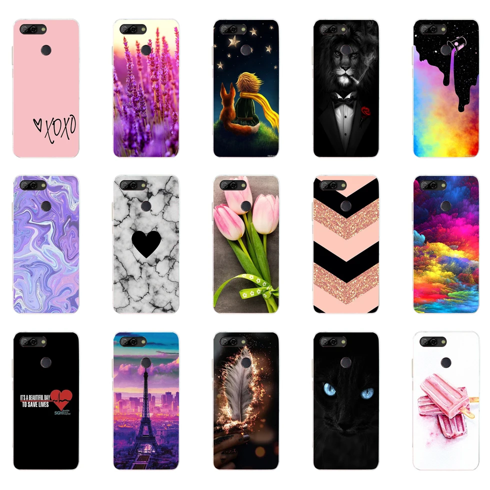 TPU Case For ZTE Blade V9 V 9 cute Cat Patterned cover for zte blade v9 5.7 inch Soft Silicone Back phone cases coque Fundas 6