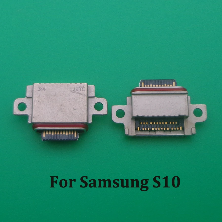 20 قطعة/الوحدة لسامسونج غالاكسي S10 S20 نوت 10 زائد S10e شاحن يو اس بي مايكرو USB شحن ميناء حوض مقبس توصيل