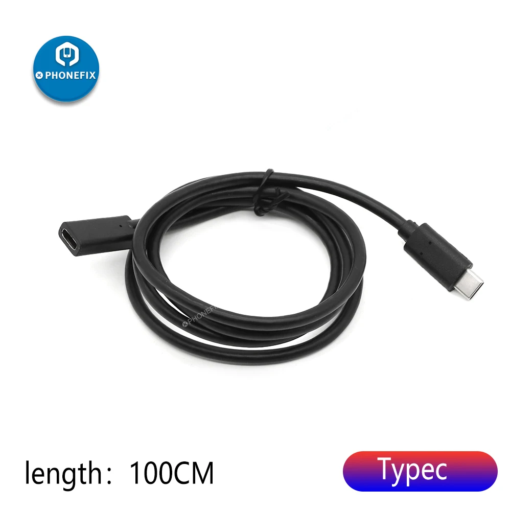 Lightning Extension Cord 1M Male to Female Extension Cable for Seek Compact PRO/FLIR ONE PRO Thermal Camera Type-C/I.OS Android